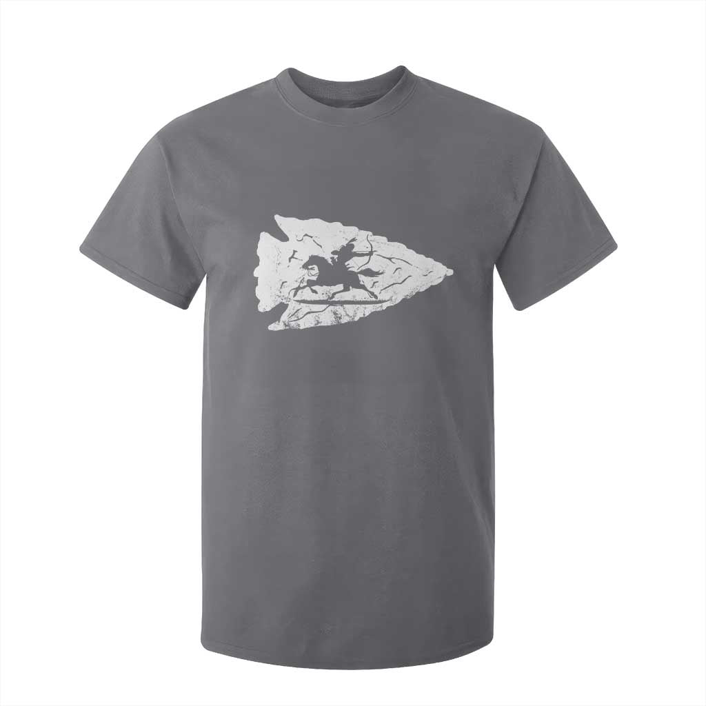 Arrowhead Hunter Indian Chief Relic Hunting Native American T Shirt For Kid TS11 Charcoal Print Your Wear