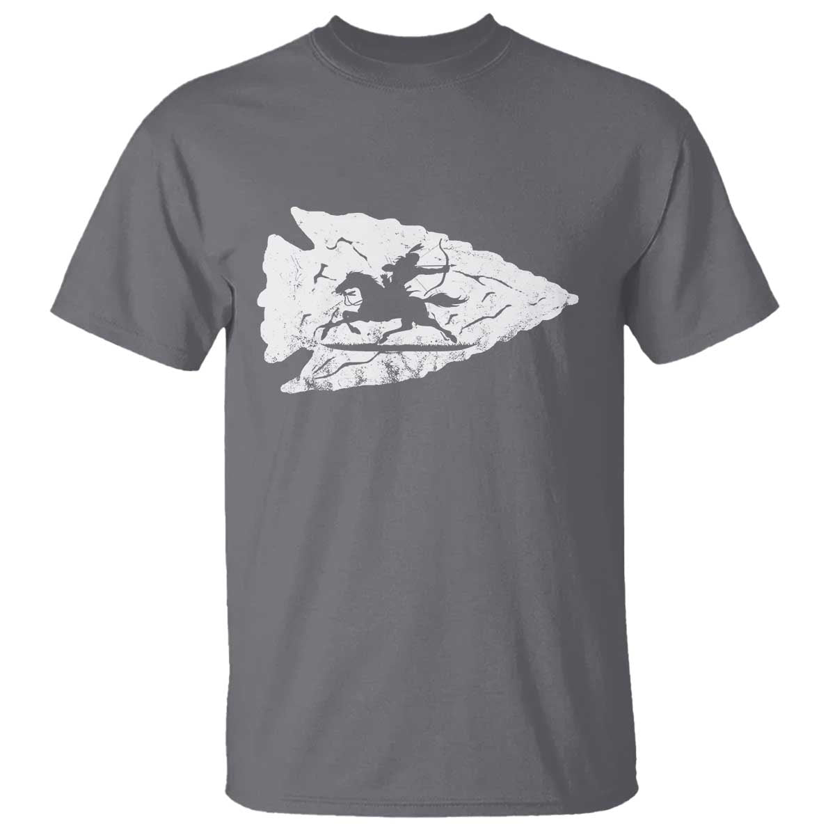 Arrowhead Hunter Indian Chief Relic Hunting Native American T Shirt TS11 Charcoal Print Your Wear