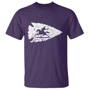 Arrowhead Hunter Indian Chief Relic Hunting Native American T Shirt TS11 Purple Print Your Wear