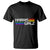 Harris Walz T Shirt LGBT Rainbow Flag Retro Faded Stripes TS11 Black Print Your Wear