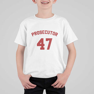 Harris Supporter T Shirt For Kid Prosecutor 47 Kamala For President Sport 2024 US Elections TS11 White Print Your Wear