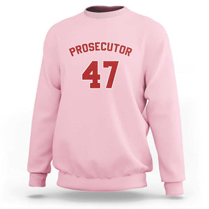 Harris Supporter Sweatshirt Prosecutor 47 Kamala For President Sport 2024 US Elections TS11 Light Pink Print Your Wear