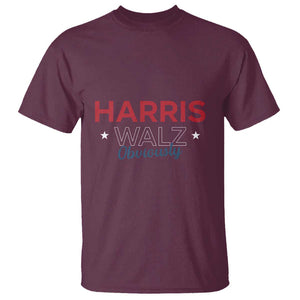 Kamala Walz Supporter T Shirt Harris Walz Obviously 2024 US Presidential Election Star TS11 Maroon Print Your Wear