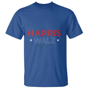 Kamala Walz Supporter T Shirt Harris Walz Obviously 2024 US Presidential Election Star TS11 Royal Blue Print Your Wear