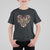 Harris Walz Supporter T Shirt For Kid Never Underestimate A Public School Teacher Flower Heart TS11 Black Print Your Wear