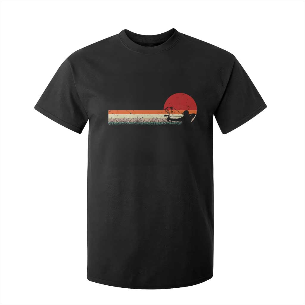 Archery Bow Hunter T Shirt For Kid Deer Mule Elk Retro Bow Hunting