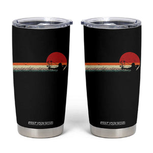 Archery Bow Hunter Tumbler Cup Deer Mule Elk Retro Bow Hunting