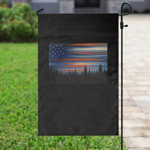 Forest Tree Wildlife Nature Outdoor American USA Flag Garden Flag