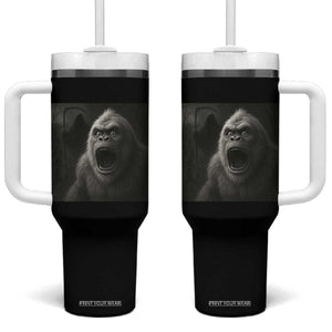 Funny Bigfoot Sasquatch Halloween The Grim Reaper Tumbler With Handle TS11 One Size: 40 oz Black Print Your Wear