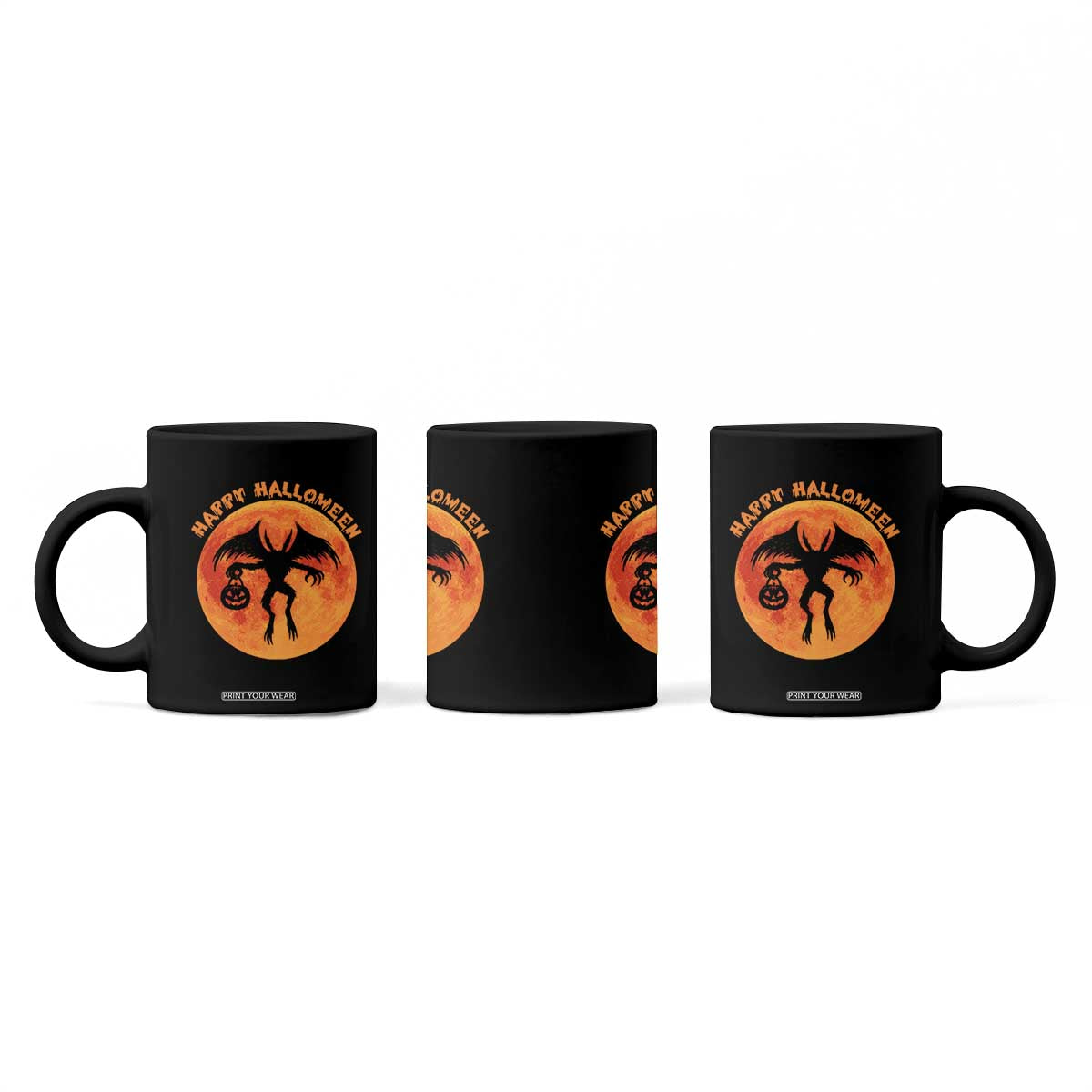 Funny Halloween Mothman Cryptid Creatures Coffee Mug TS11 Print Your Wear