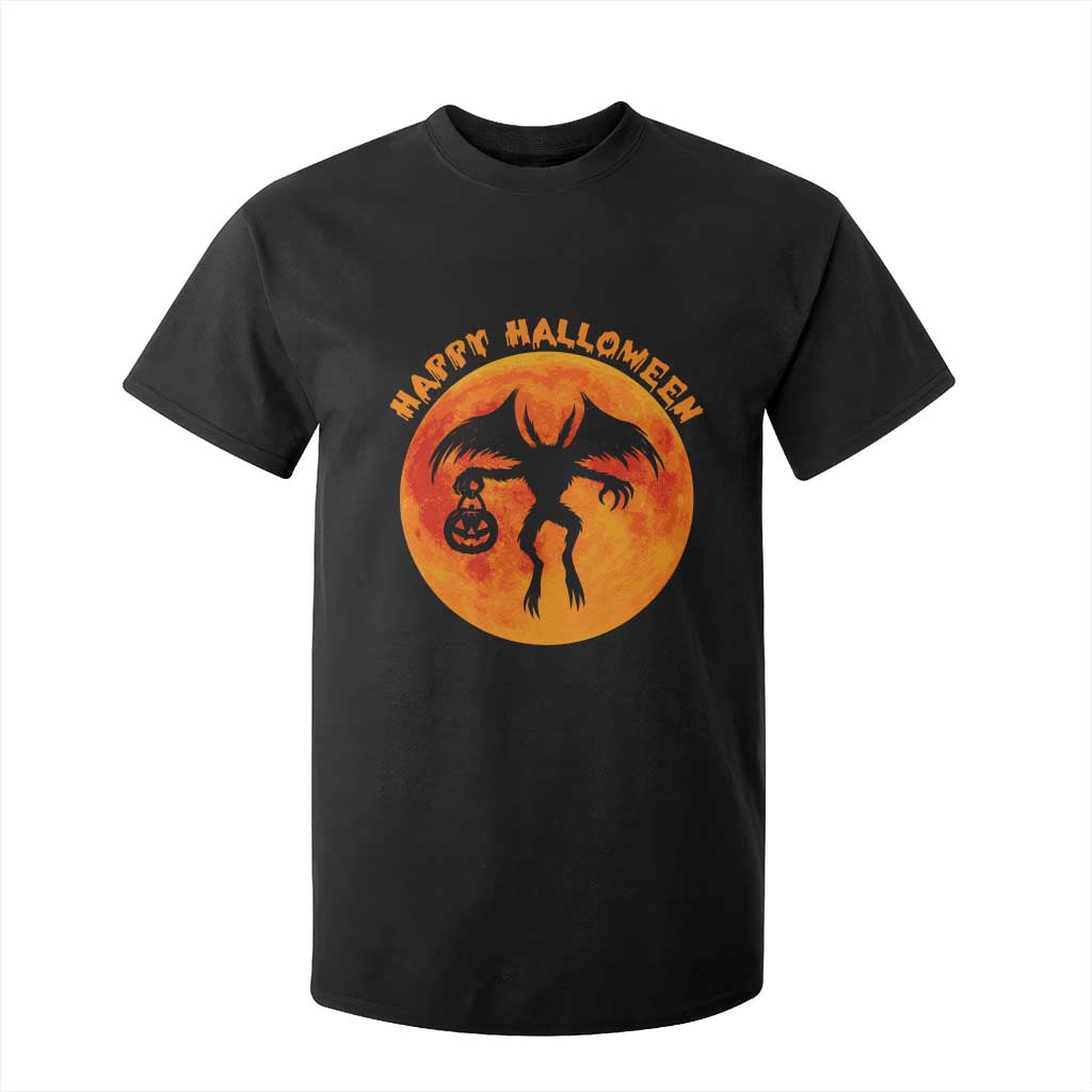 Funny Halloween Mothman Cryptid Creatures T Shirt For Kid TS11 Black Print Your Wear