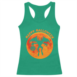 Funny Halloween Mothman Cryptid Creatures Racerback Tank Top TS11 Irish Green Print Your Wear