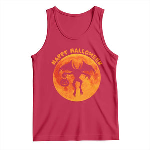 Funny Halloween Mothman Cryptid Creatures Tank Top TS11 Red Print Your Wear