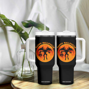 Funny Halloween Mothman Cryptid Creatures Tumbler With Handle TS11 Print Your Wear