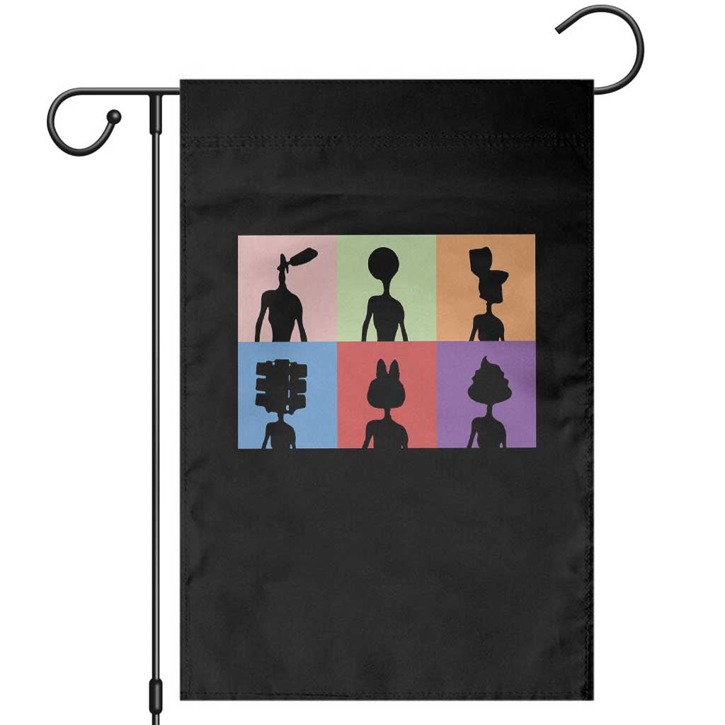 Funny Siren Head Garden Flag Supernatural Cryptid Horror Monster TS11 Black Print Your Wear