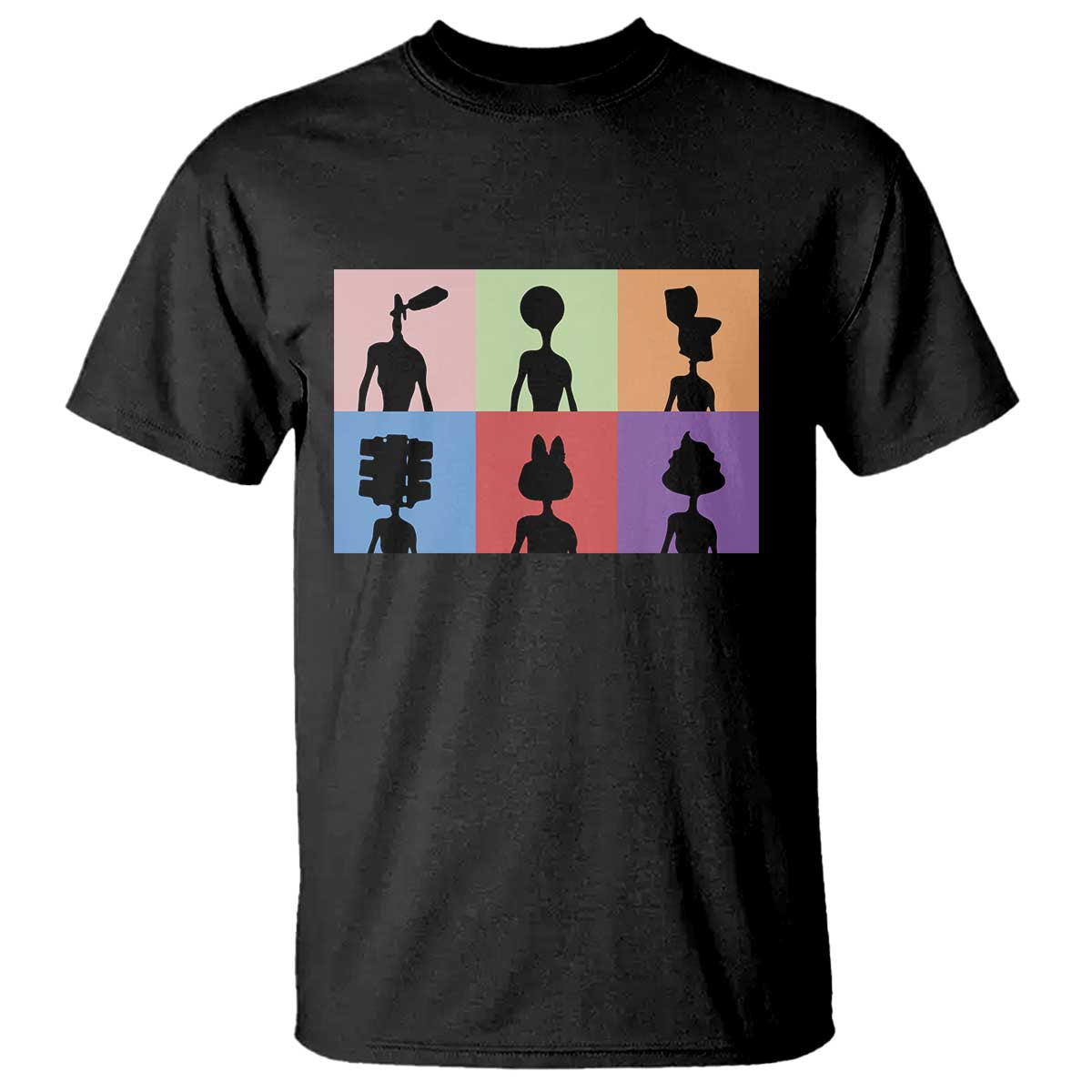Funny Siren Head T Shirt Supernatural Cryptid Horror Monster TS11 Black Print Your Wear