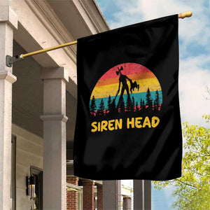 Siren Head Garden Flag Retro Supernatural Cryptid Horror Monster TS11 Print Your Wear