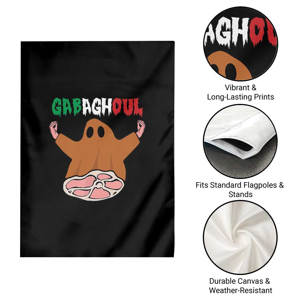 Funny Halloween Garden Flag Gabaghoul Ghost Italian Flag Ham TS11 Print Your Wear