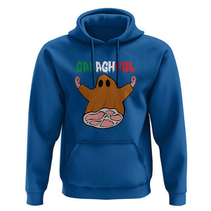 Funny Halloween Hoodie Gabaghoul Ghost Italian Flag Ham TS11 Royal Blue Print Your Wear