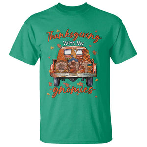 Thanksgiving Day T Shirt Thanksgiving With My Gnomies Car Fall Season TS11 Irish Green Print Your Wear