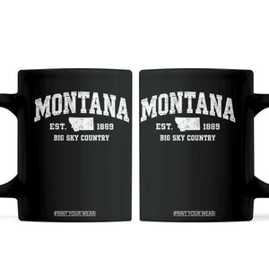 Montana Big Sky Country Coffee Mug MT Vintage Athletic Style