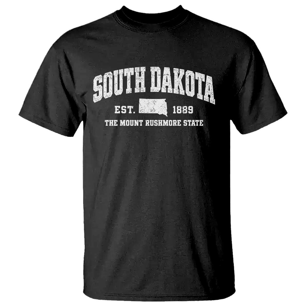 South Dakota The Mount Rushmore State T Shirt SD Vintage Athletic Style