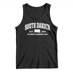 South Dakota The Mount Rushmore State Tank Top SD Vintage Athletic Style