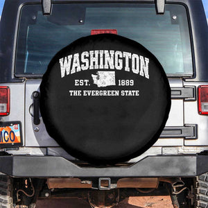 Washington The Evergreen State PNW Vintage Pride Spare Tire Cover