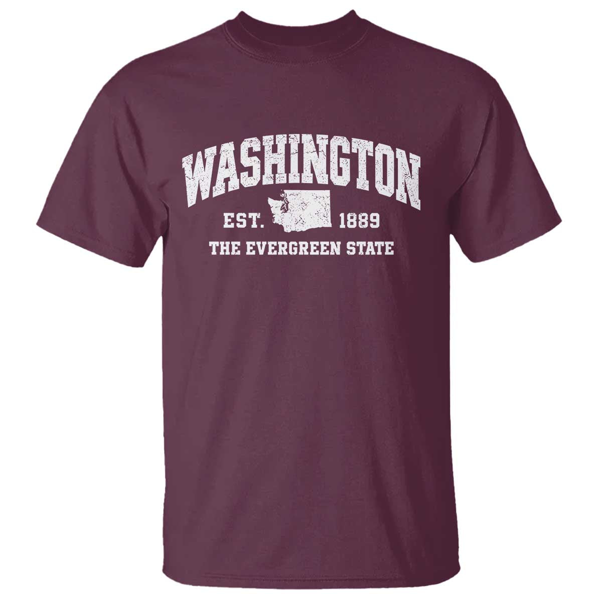 Washington The Evergreen State PNW Vintage Pride T Shirt