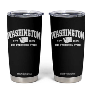 Washington The Evergreen State PNW Vintage Pride Tumbler Cup
