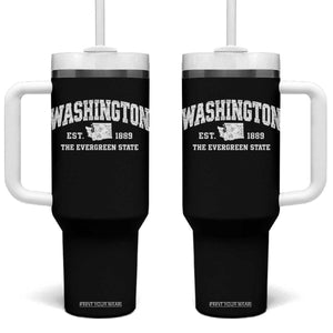 Washington The Evergreen State PNW Vintage Pride Tumbler With Handle