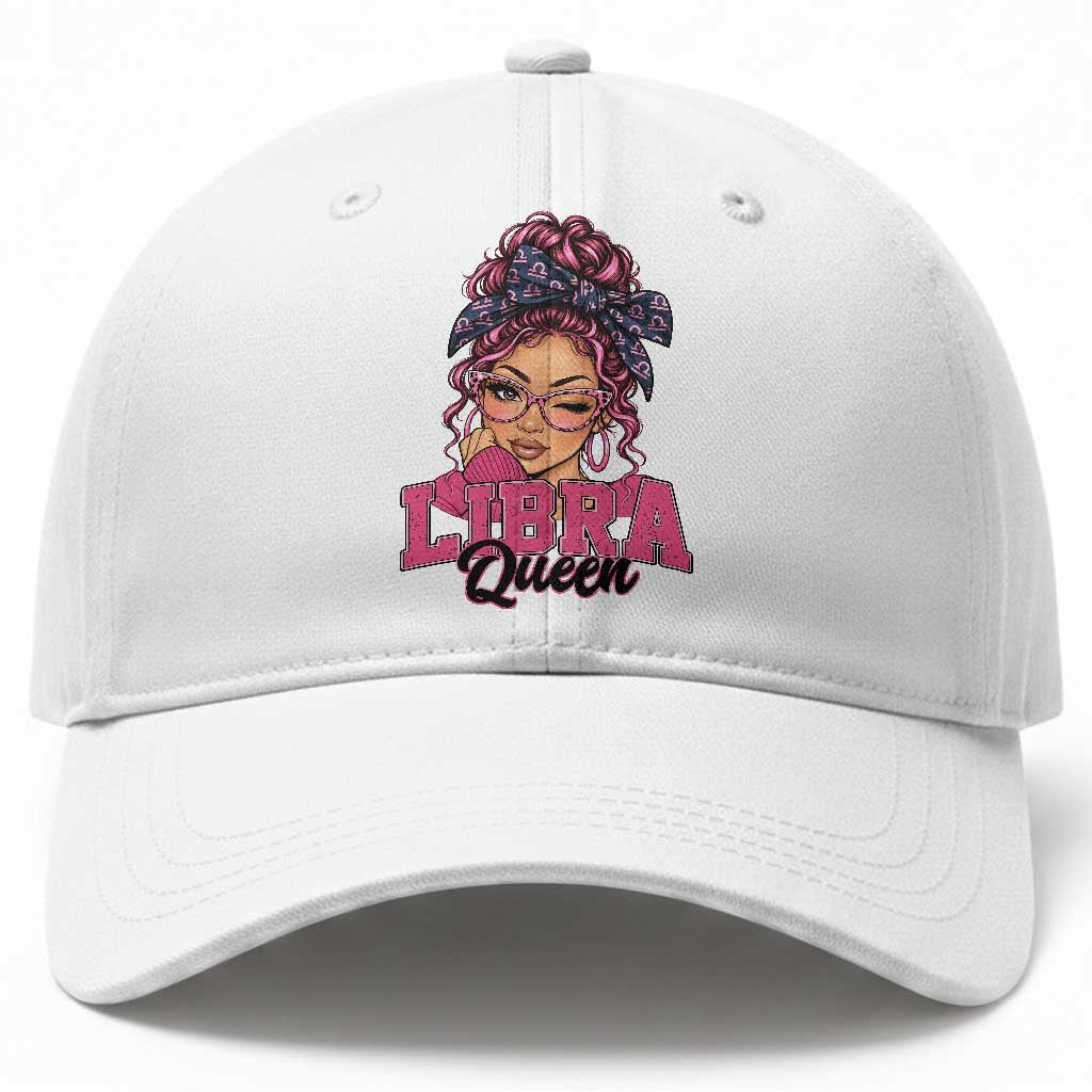 Libra Queen Baseball Cap October Birthdays Zodiac Astrology Horoscope Gift