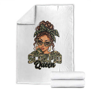 Scorpio Queen Throw Blanket November Birthdays Camo Zodiac Astrology Horoscope Gift