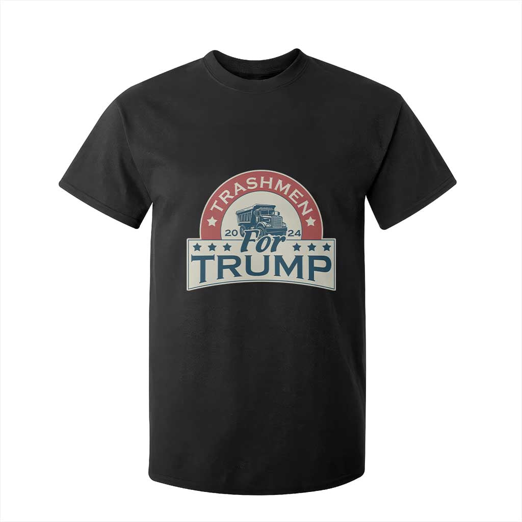 Trashmen For Trump 2024 T Shirt For Kid US Election 2024 Garbage Truck TS11 Black Print Your Wear