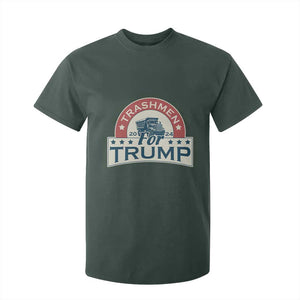 Trashmen For Trump 2024 T Shirt For Kid US Election 2024 Garbage Truck TS11 Dark Forest Green Print Your Wear