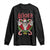 Christmas Heavy Metal Long Sleeve Shirt Sleigher Skeleton Santa Xmas Wreath TS11 Black Print Your Wear