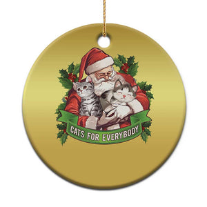 Xmas Cats Owner Christmas Ornament Cats For Everybody Vintage Santa Mistletoe TS11 Print Your Wear