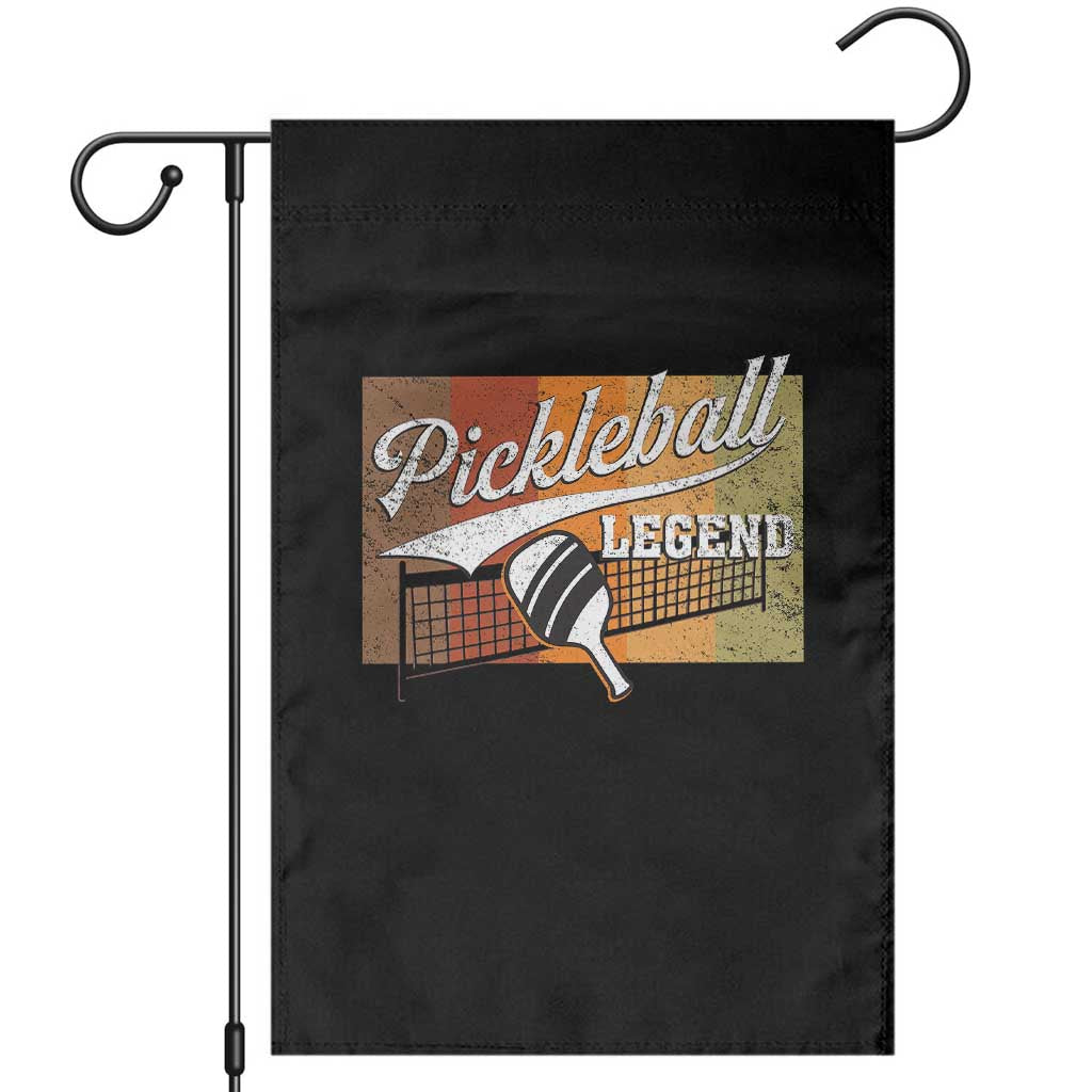 Funny Pickleball Legend Garden Flag Pickleball Player Retro Sport Lover TS11 Black Print Your Wear