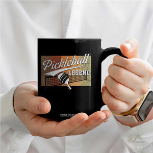 Funny Pickleball Legend Coffee Mug Pickleball Player Retro Sport Lover TS11 Print Your Wear