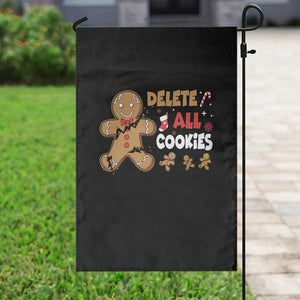Funny Christmas Delete All Cookies Garden Flag Xmas Gingerbread TS11 Print Your Wear