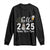 Hello 2025 Happy New Year Long Sleeve Shirt Snowman Firework New Year's Eve TS11 Black Print Your Wear