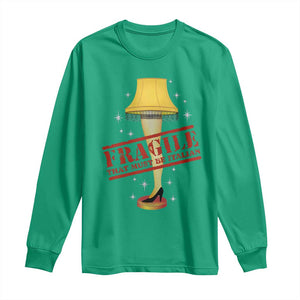 Funny Fragile That Must Be Italian Christmas Movie Long Sleeve Shirt TS11 Irish Green Print Your Wear