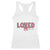 Loved John 3:16 Racerback Tank Top Christian Religious God Bible Verses Valentine's Day Pink Bow TS11 White Print Your Wear