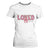 Loved John 3:16 T Shirt For Women Christian Religious God Bible Verses Valentine's Day Pink Bow TS11 White Print Your Wear