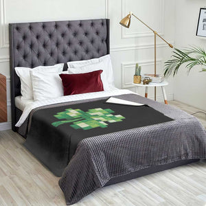 Funny St Patricks Day Shamrock Building Blocks Bricks Throw Blanket TS11 Print Your Wear