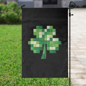 Funny St Patricks Day Shamrock Building Blocks Bricks Garden Flag TS11 Print Your Wear