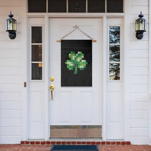Funny St Patricks Day Shamrock Building Blocks Bricks Garden Flag TS11 Print Your Wear