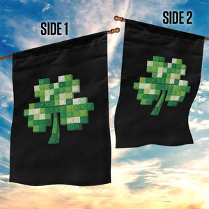 Funny St Patricks Day Shamrock Building Blocks Bricks Garden Flag TS11 Print Your Wear