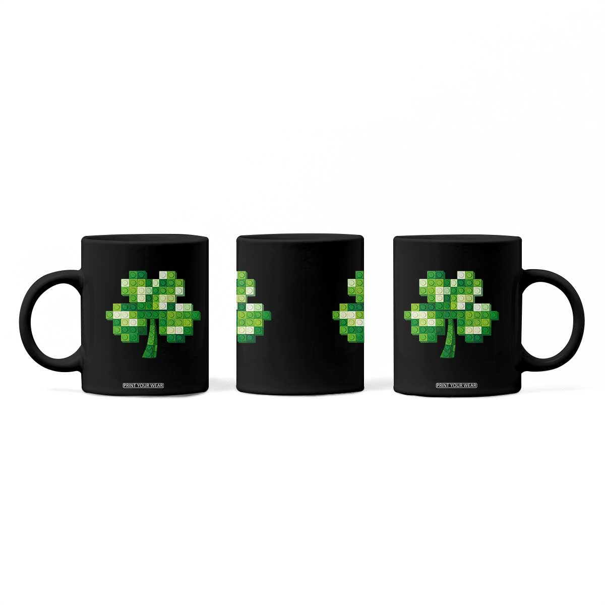 Funny St Patricks Day Shamrock Building Blocks Bricks Coffee Mug TS11 Print Your Wear