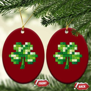 Funny St Patricks Day Shamrock Building Blocks Bricks Ceramic Ornament TS11 Print Your Wear